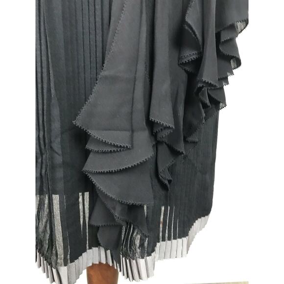 Max Azria Pleated Ruffled Strapless Dress - Picture 5 of 10